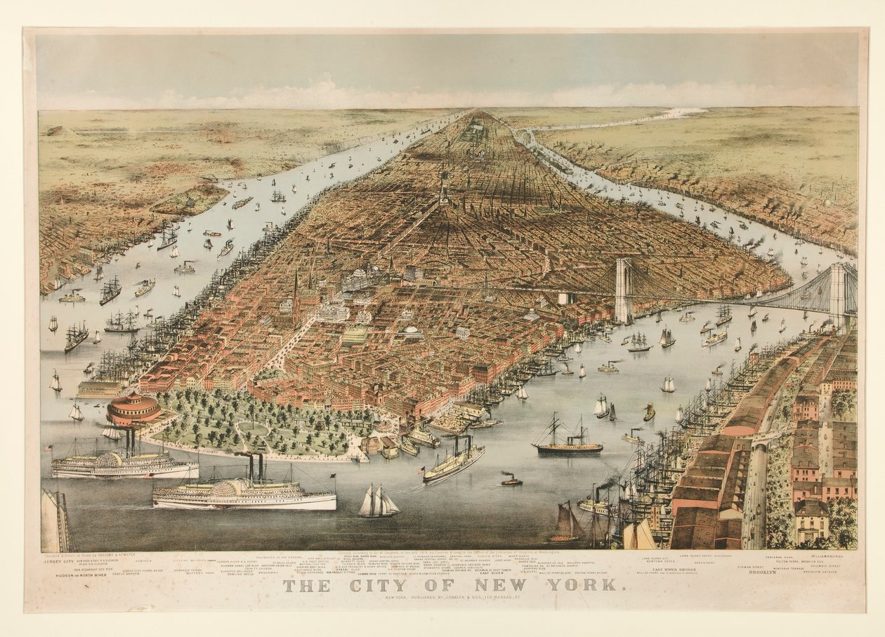 Město New York od Charles Parsons