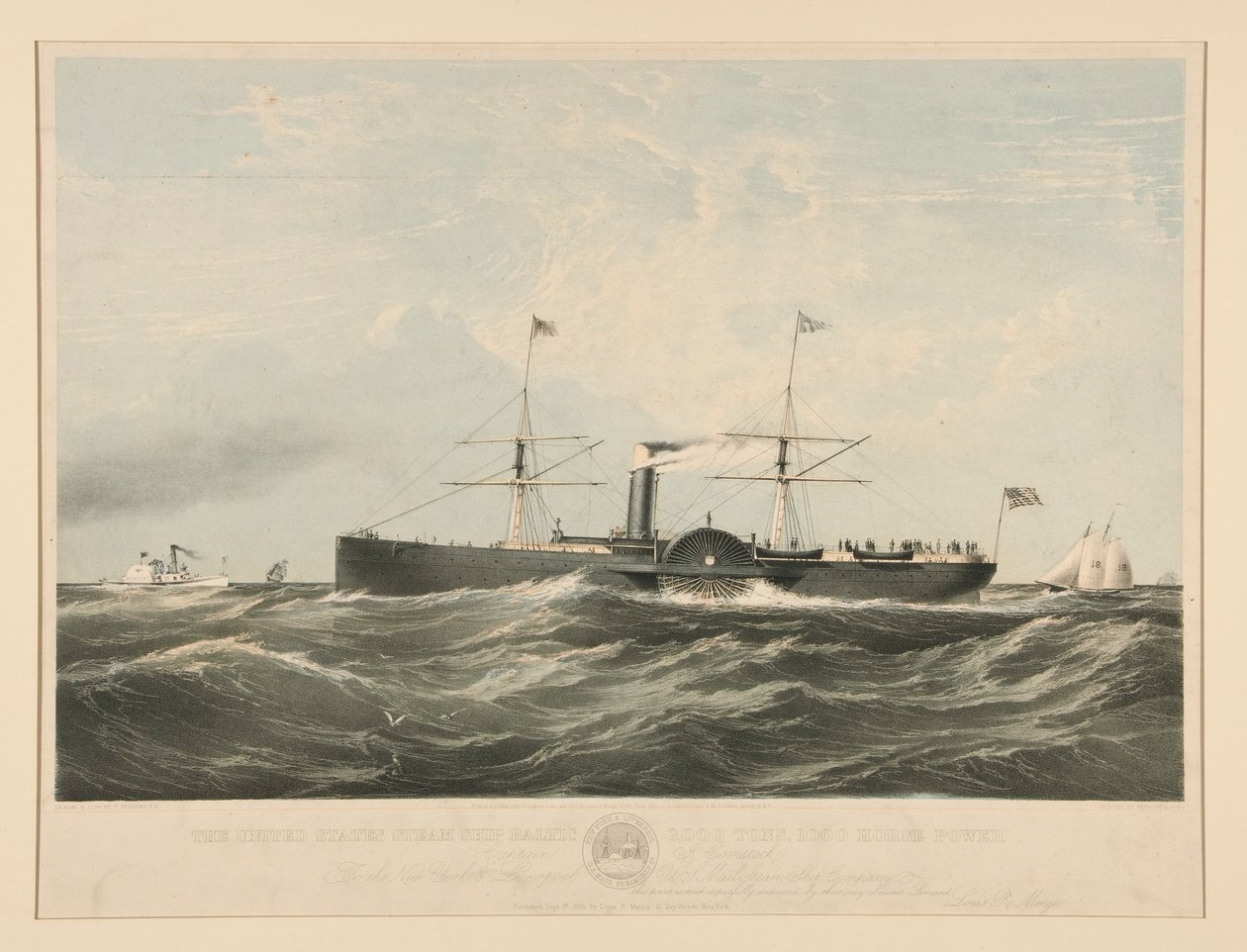 Parník Spojených států Baltic od Charles Parsons