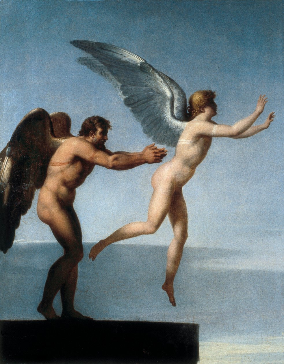 "Daedalus a Icarus"" (Icarus a Daedalus) od Charles Paul Landon