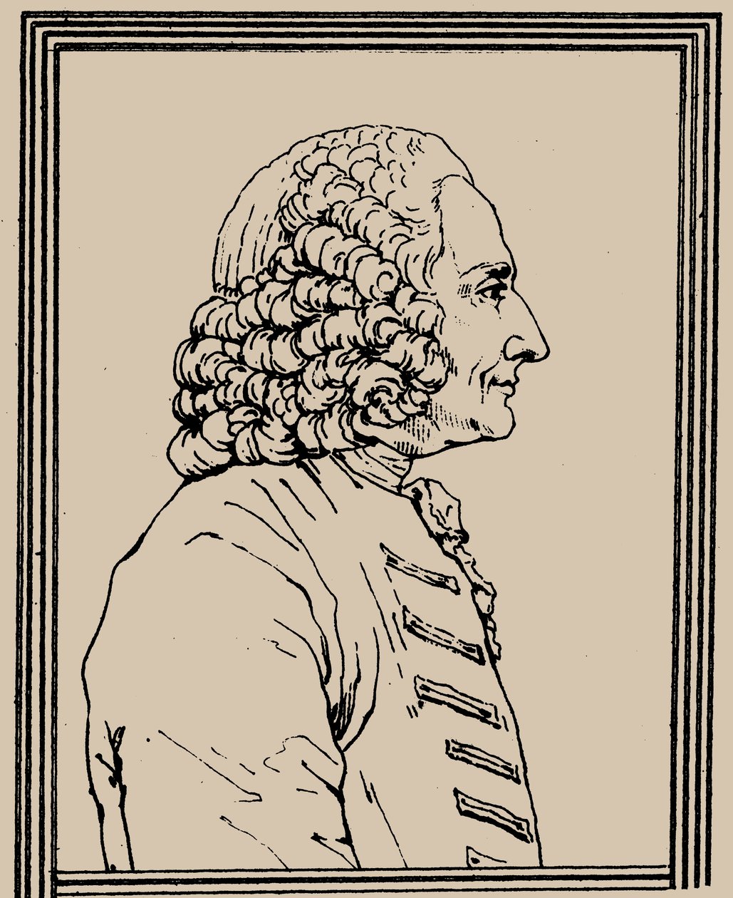Portrét skladatele Jean-Philippe Rameau 1683-1764, c. 1800. od Charles Paul Landon