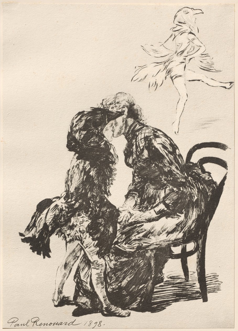 Před baletem, 1898. od Charles Paul Renouard