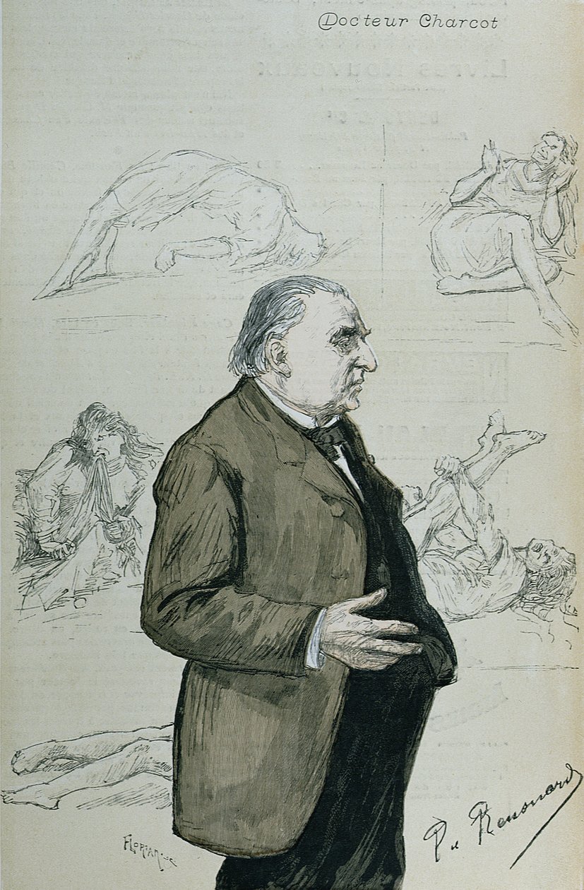 Doktor Jean Martin Charcot (1825-93) a hysterici, z ‚La Revue Illustree‘, srpen 1887 od Charles Paul Renouard