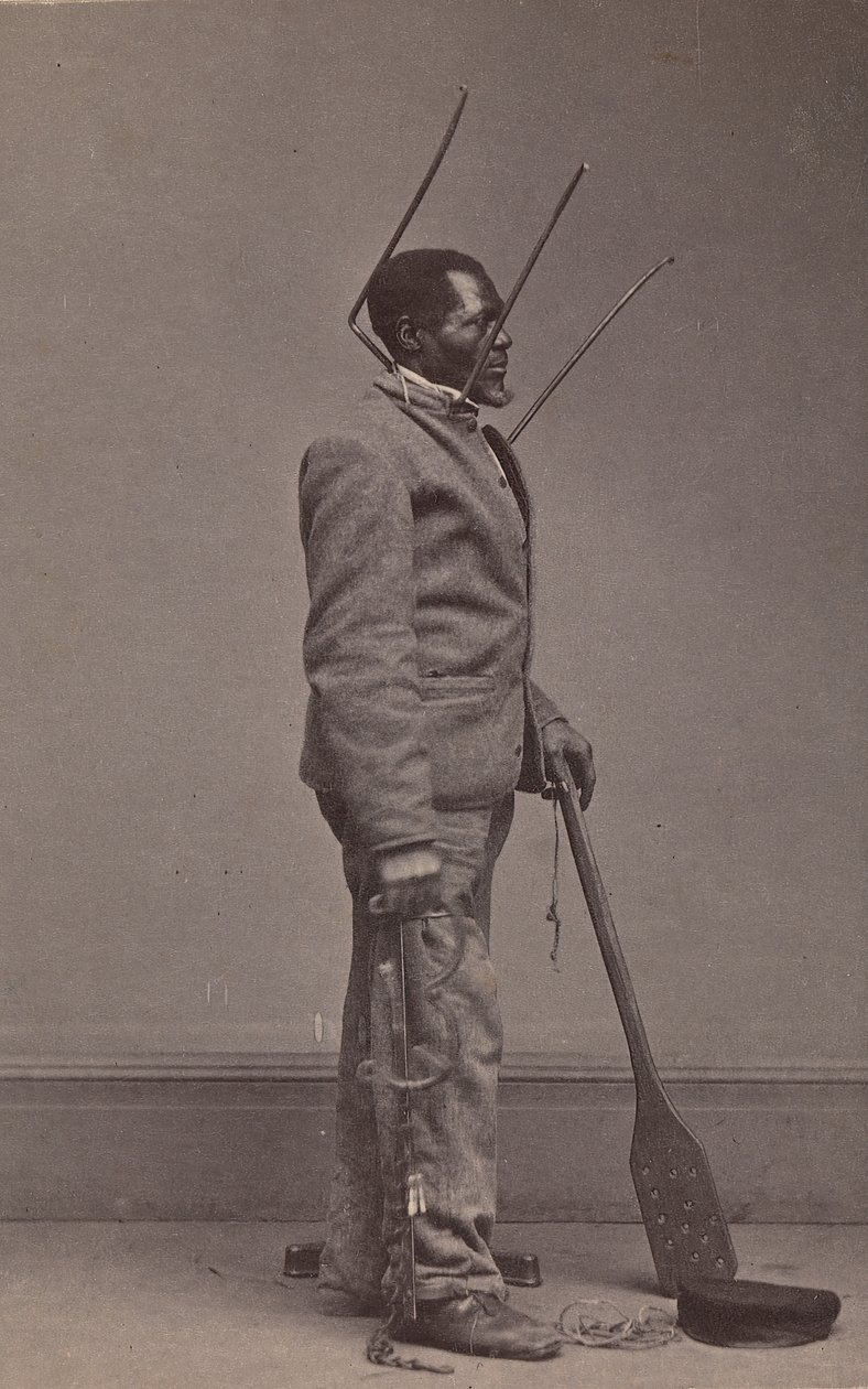 Wilson, Branded Slave z New Orleans, 1863. od Charles Paxson