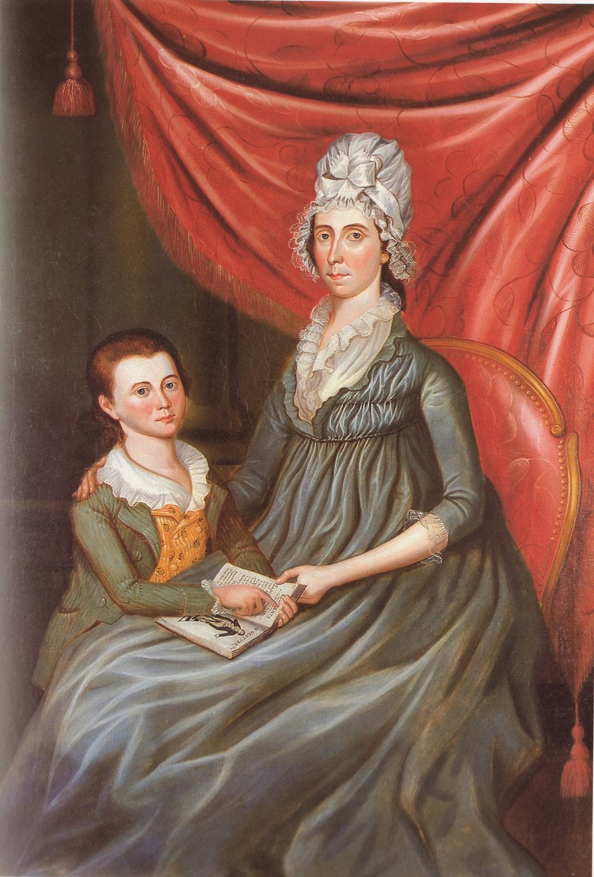 Eleanor Conway Hiteová a syn James Madison Hite od Charles Peale Polk