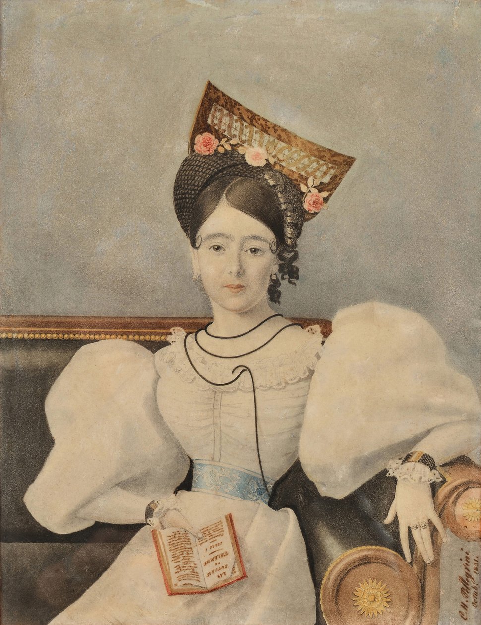 Paní Lucia Carranza de Rodríguez Orey od Charles Pellegrini