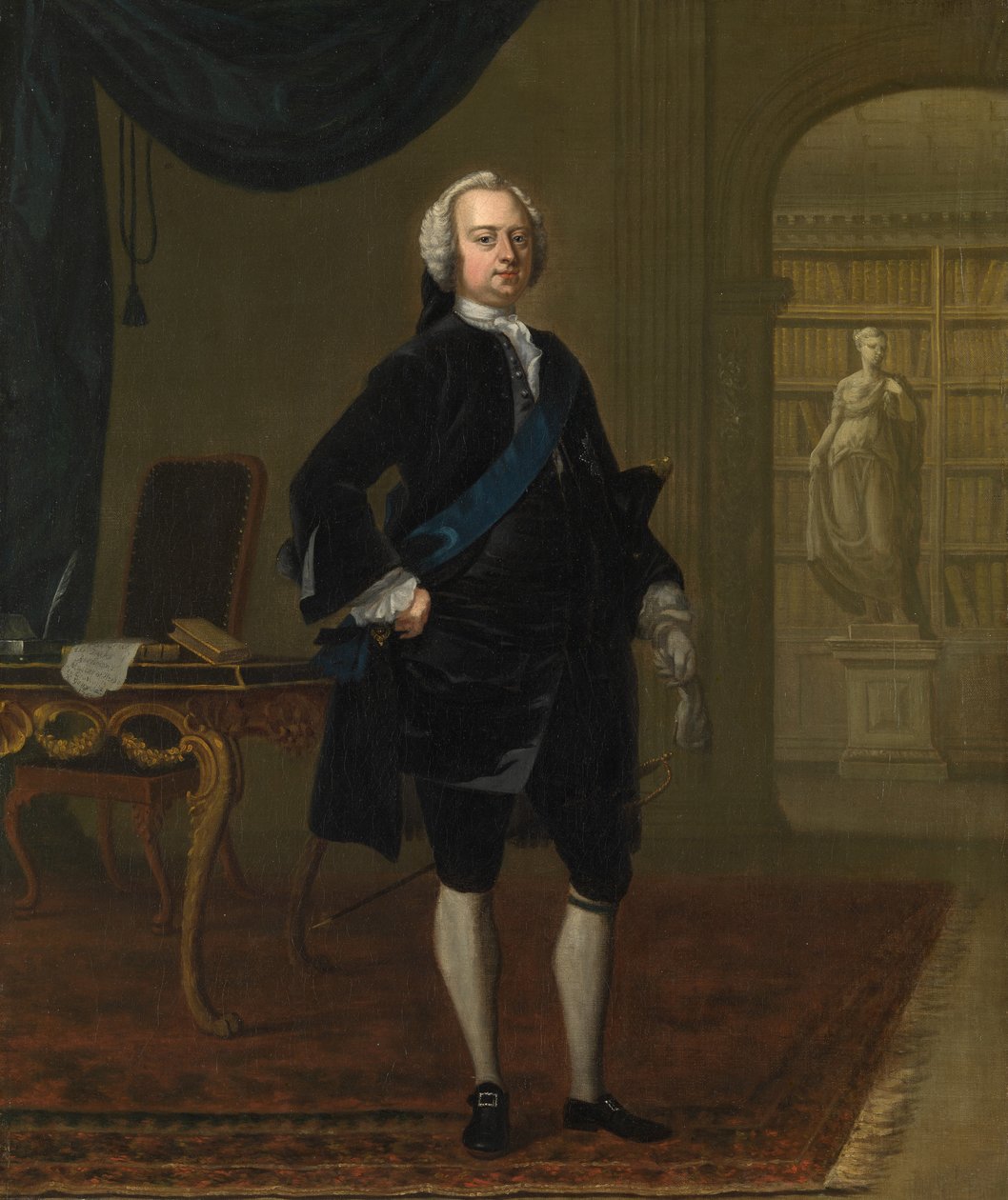 Charles, 2. vévoda z Richmondu, Lennox a Aubigny, kolem roku 1730 (olej na plátně) od Charles Philips