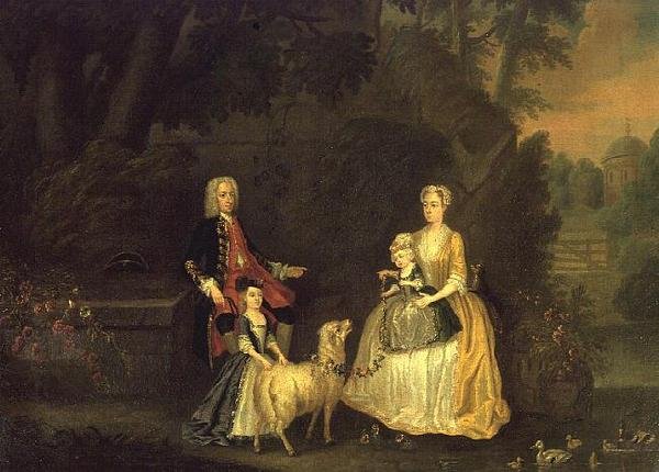 Sir William Strickland a jeho rodina od Charles Phillips