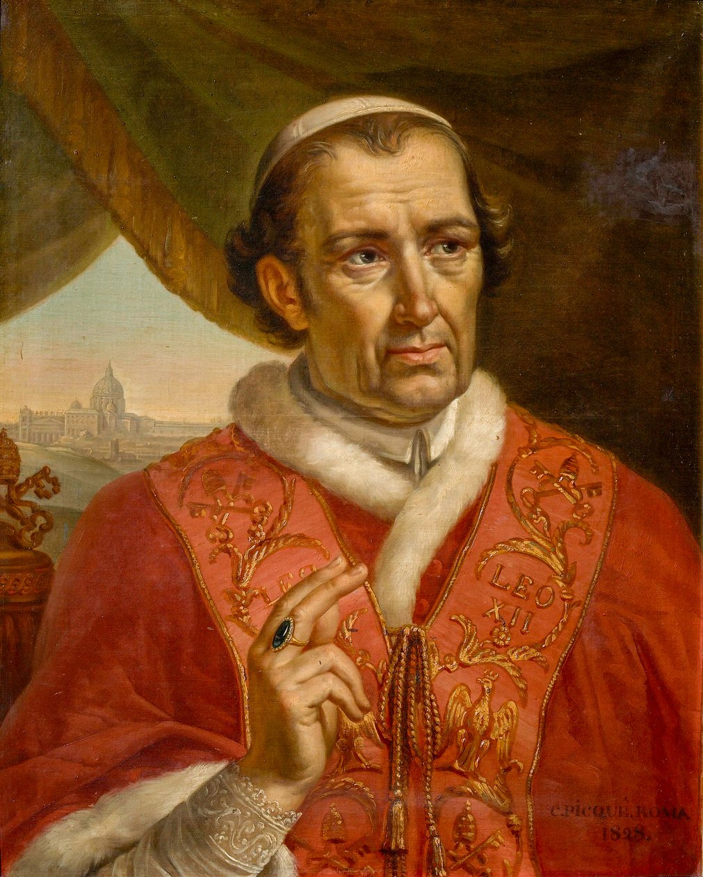 Portrét papeže Lva XII. od Charles Picqué
