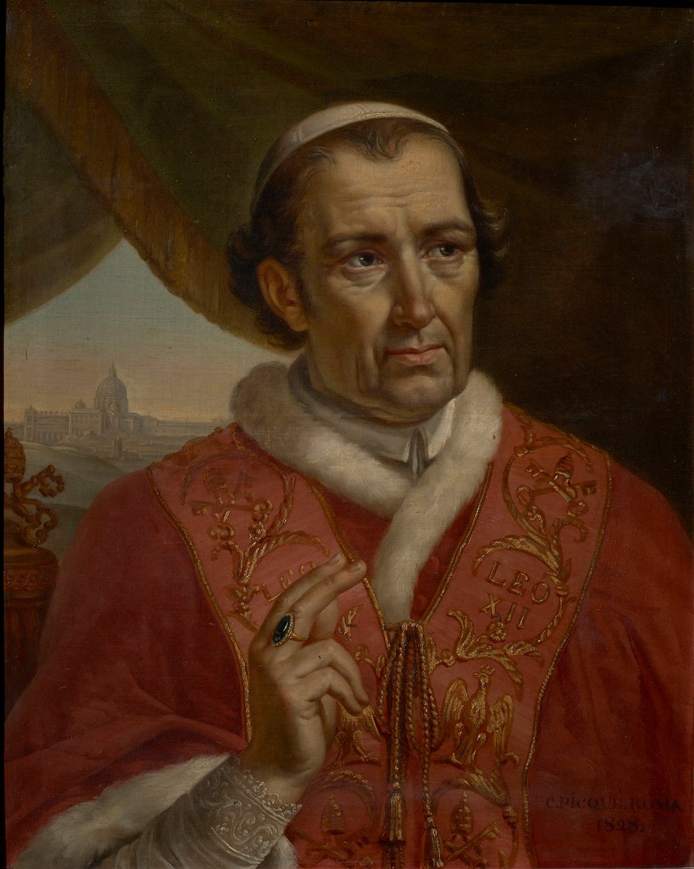 Portrét papeže Lva XII 1760-1829, 1828. od Charles Picqué