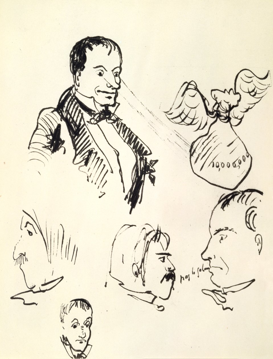 Autoportrét, c1850-1867 od Charles Pierre Baudelaire