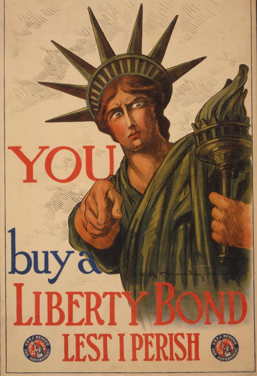 Kupte si dluhopis Liberty, abych nezahynul, 1917 od Charles Raymond Macauley