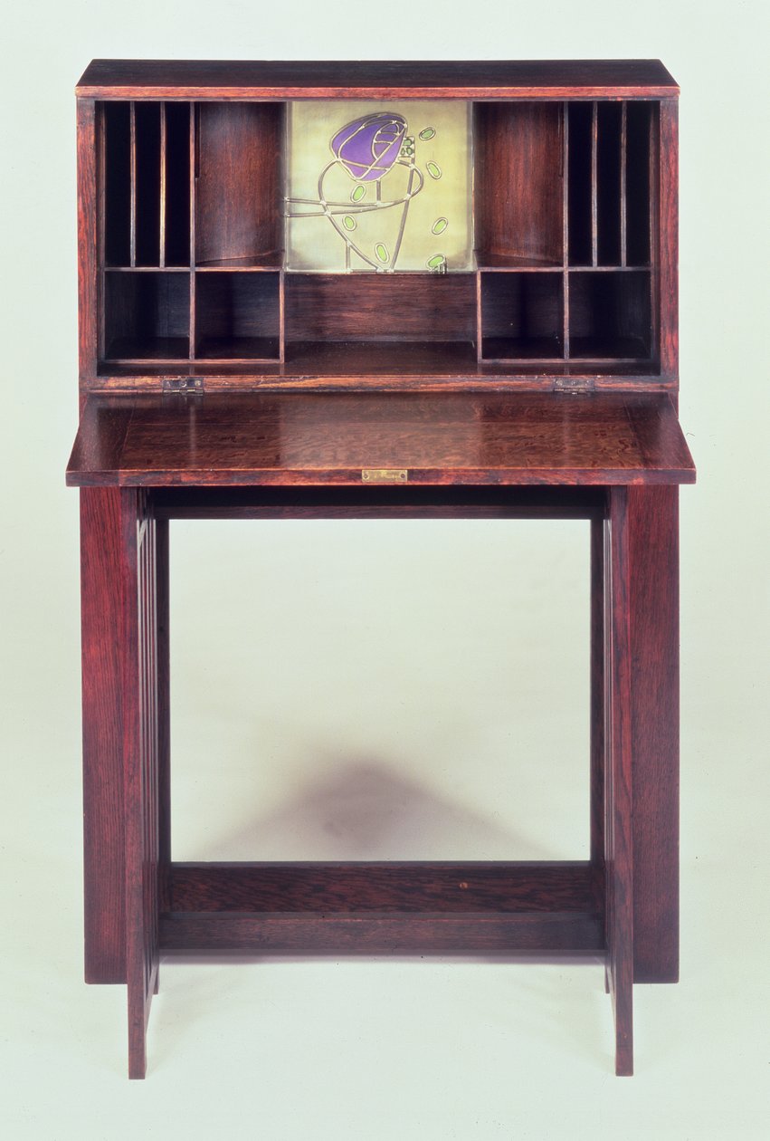 Stůl pro modrou ložnici v Houshill, 1904 (otevřený, zavřeno viz 45594) od Charles Rennie Mackintosh