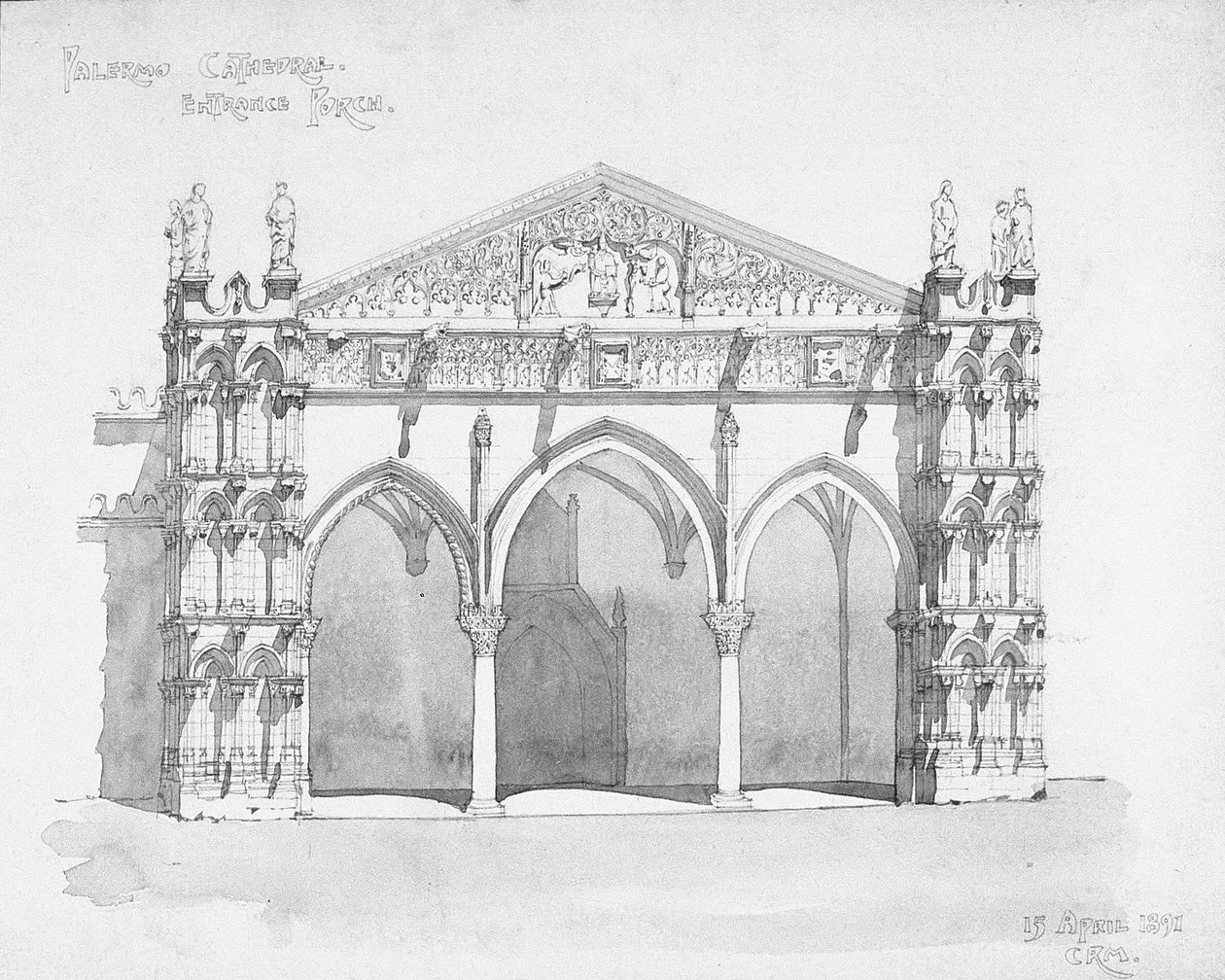 Vstupní veranda katedrály v Palermu od Charles Rennie Mackintosh