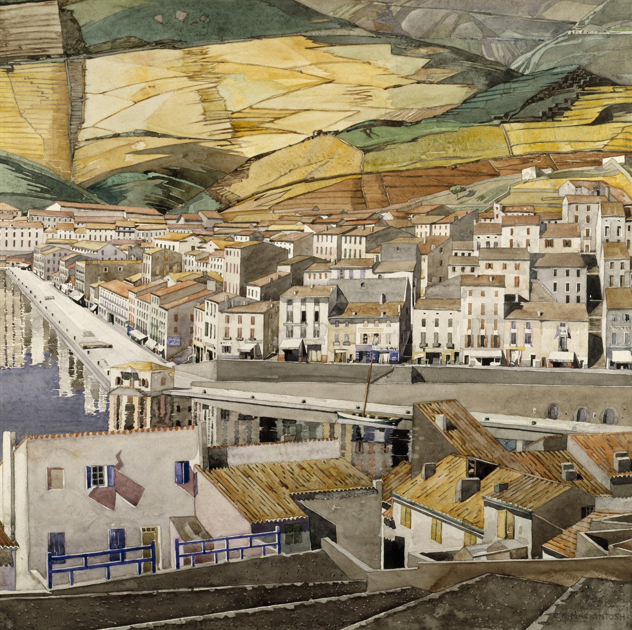 Port Vendres od Charles Rennie Mackintosh