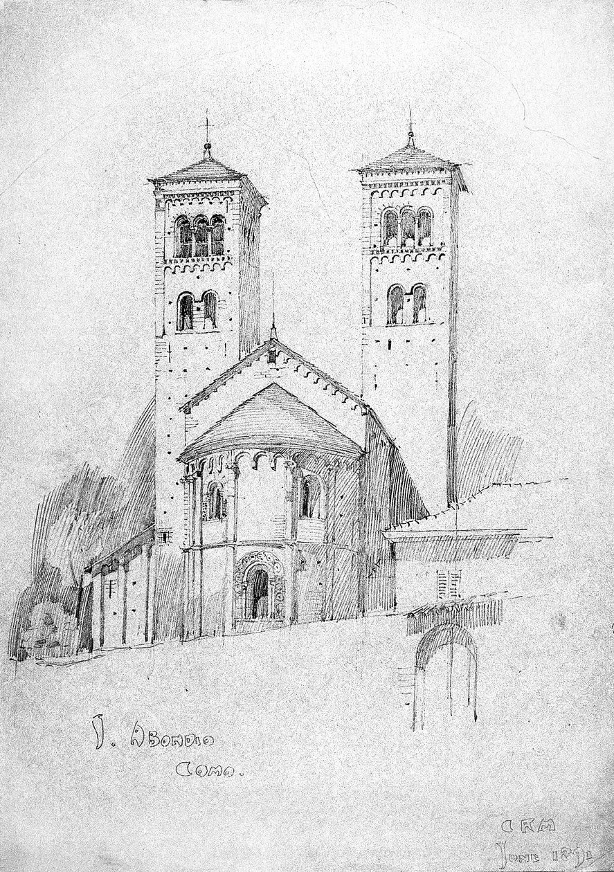 S. Abondio, Como, 1891 od Charles Rennie Mackintosh