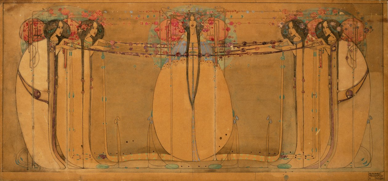 Májová královna od Charles Rennie Mackintosh