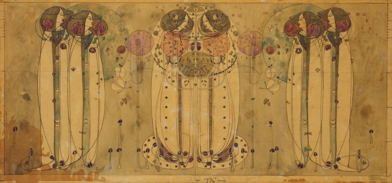 Wassail, 1900 od Charles Rennie Mackintosh