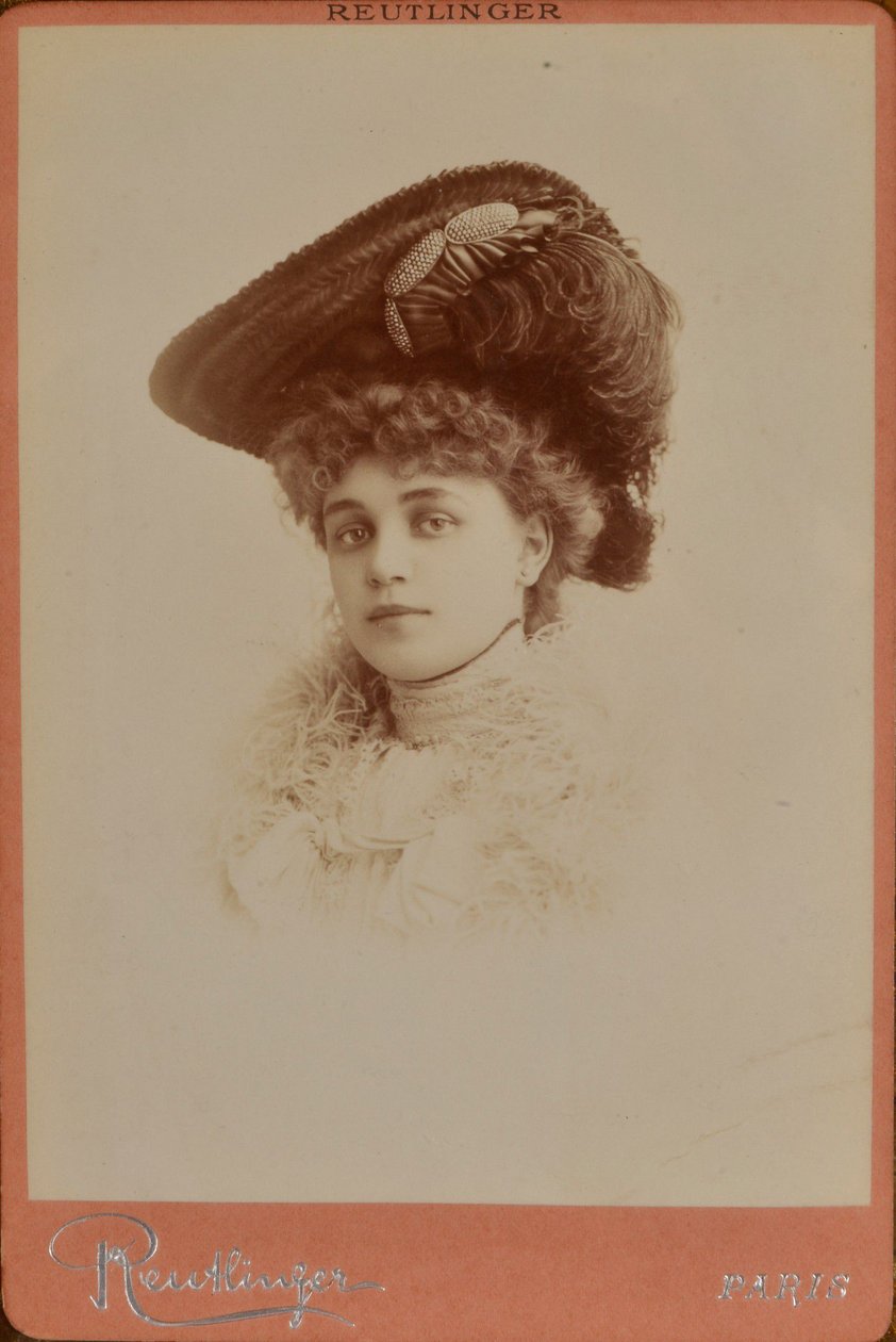 Elegantní žena v klobouku - Charles Reutlinger od Charles Reutlinger