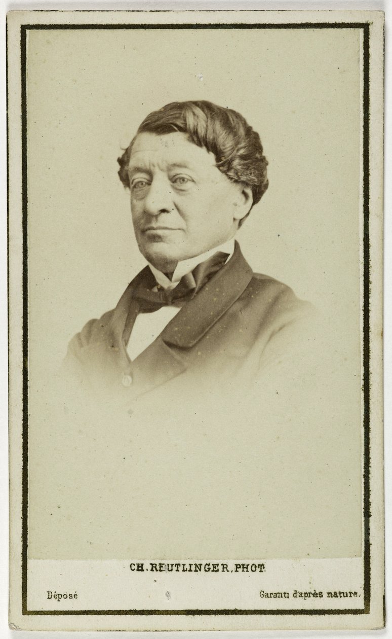 Portrét Laborde Léona, diplomata, archeologa a kurátora v Louvru, cca 1860-90 (foto) od Charles Reutlinger