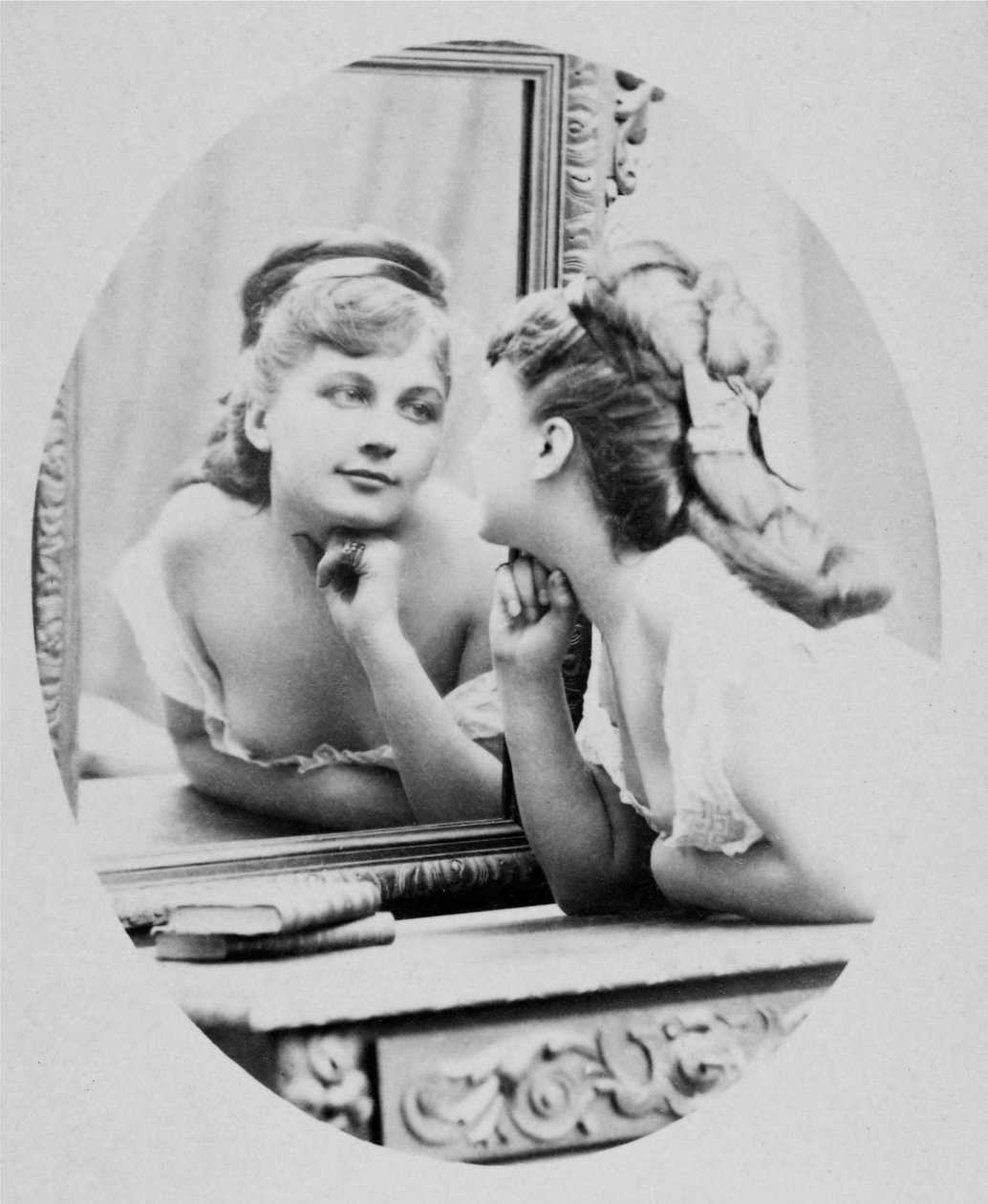 Portrét herečky Henriette Victoire Drouard (1851-1923). od Charles Reutlinger