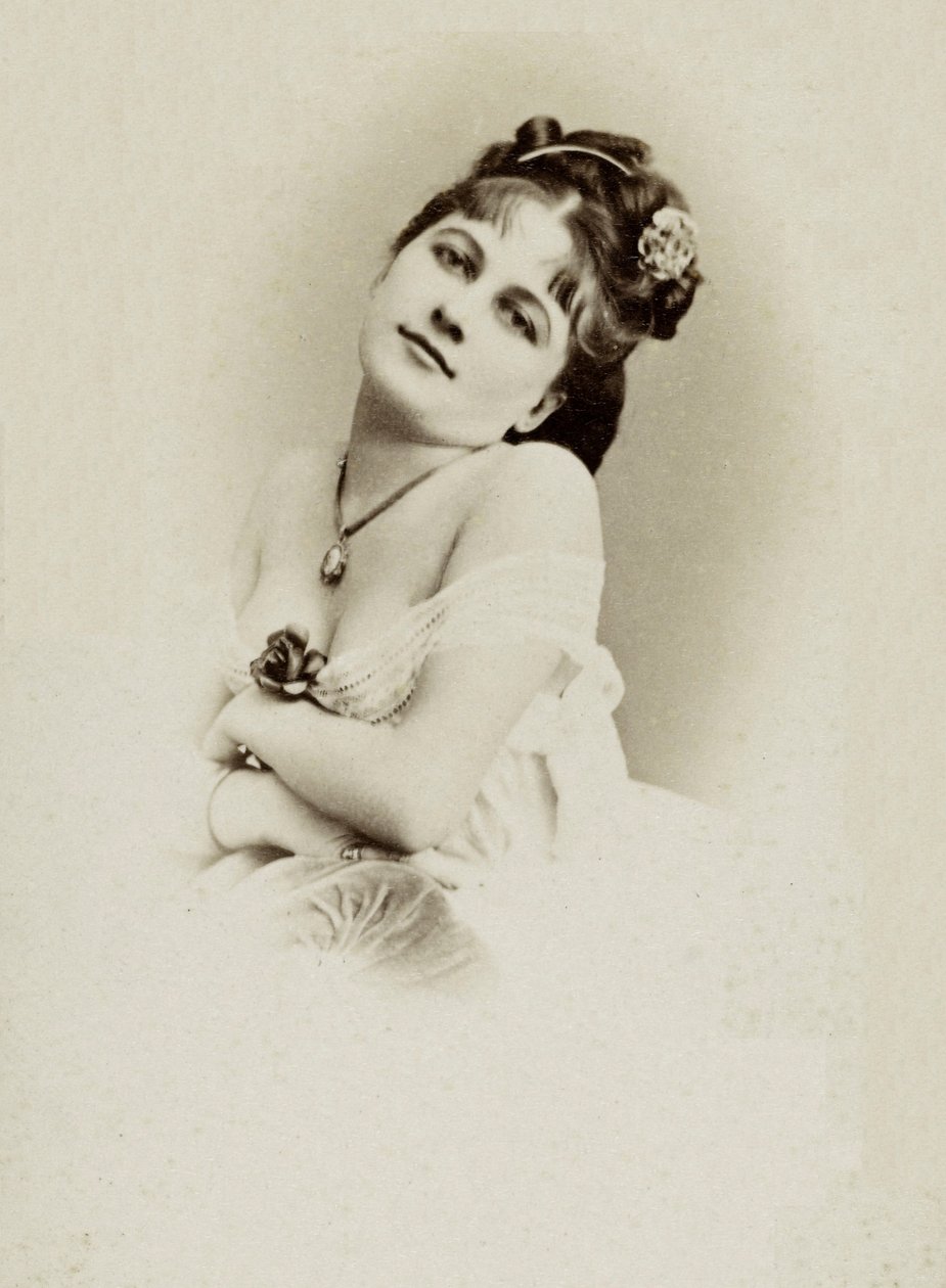 Portrét herečky Henriette Victoire Drouard (1851-1923). od Charles Reutlinger