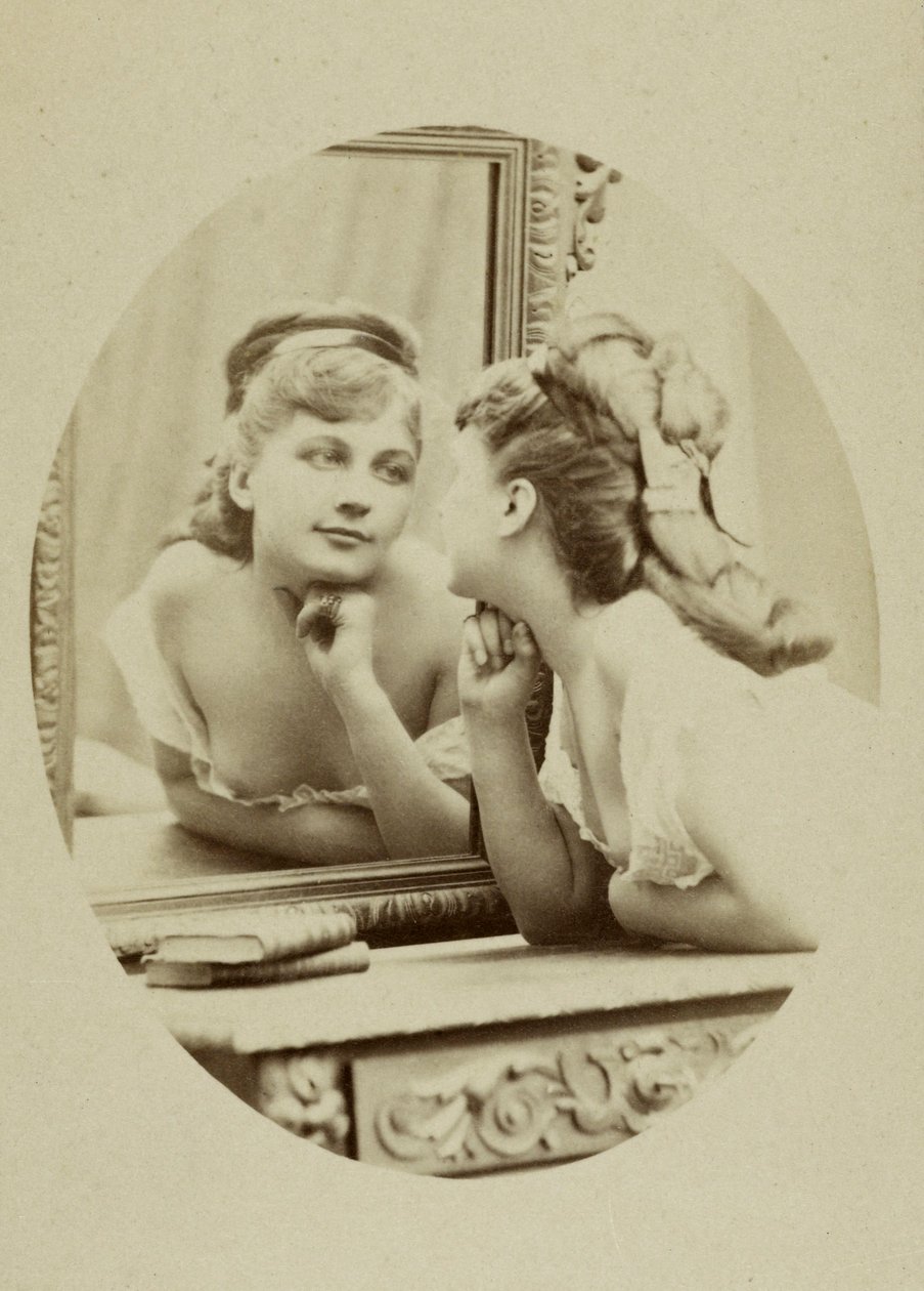 Portrét herečky Henriette Victoire Drouard (1851-1923). od Charles Reutlinger