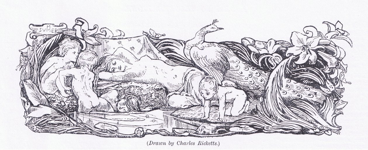 Summer, z The Magazine of Art 1893, Cassell and Company, 1893 od Charles Ricketts