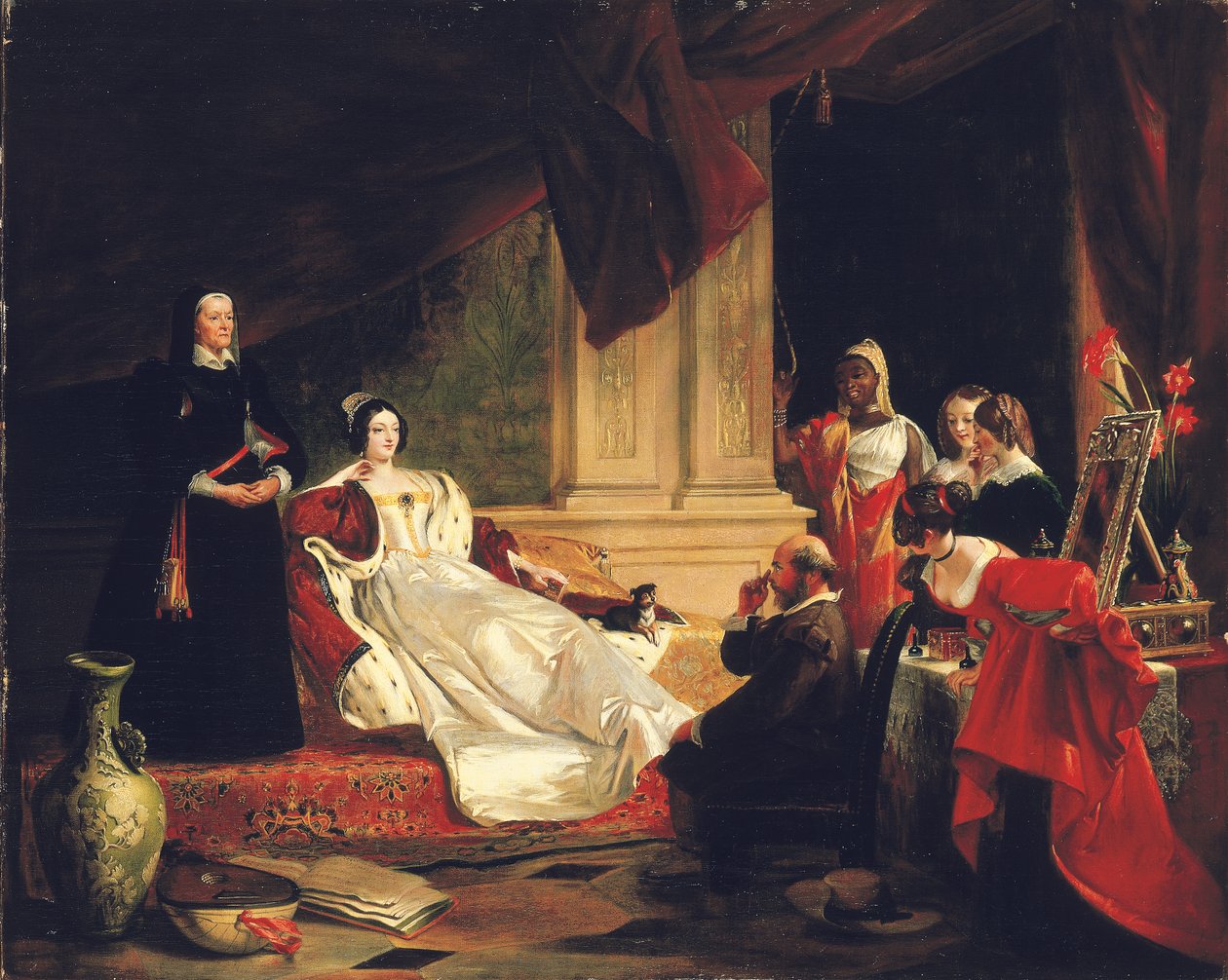 Sancho Panza v bytě vévodkyně, 1857 od Charles Robert Leslie