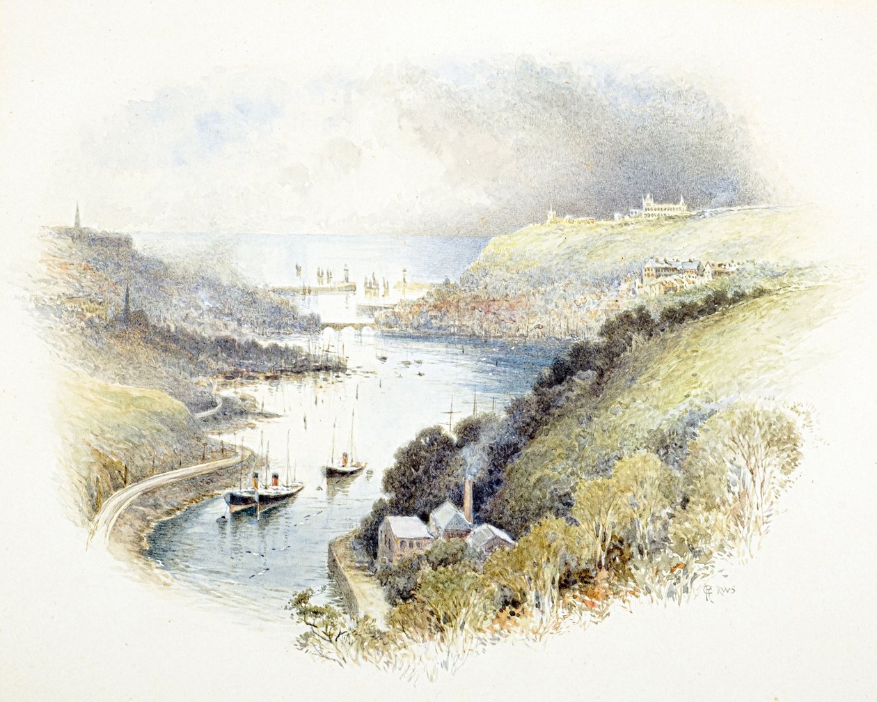 Whitby, Yorkshire (akvarel) od Charles Robertson