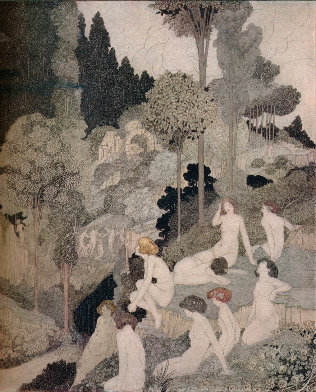Podzimní mezidobí, c1910 od Charles Robinson