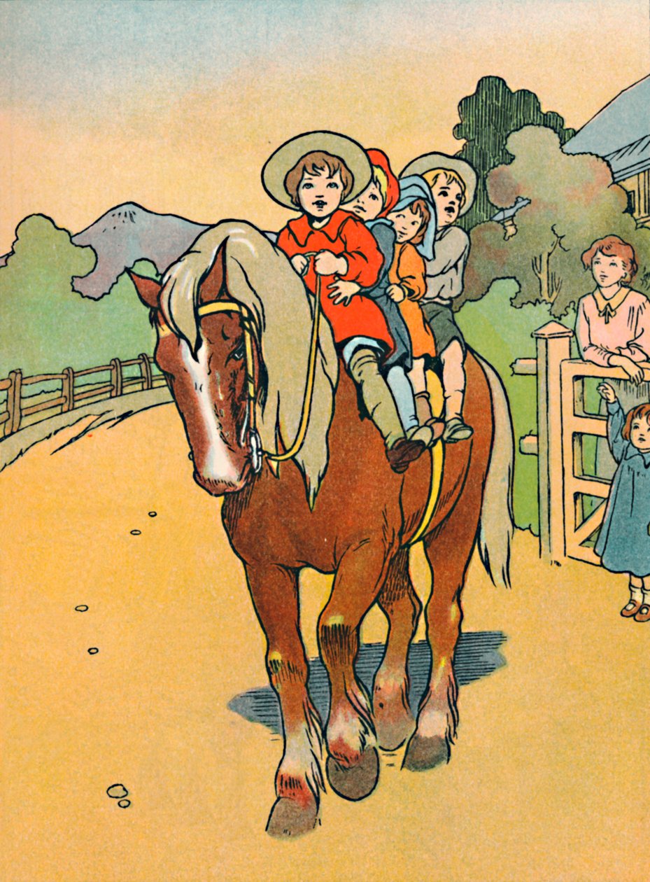 Jít do školy na Novém Zélandu, 1912 od Charles Robinson