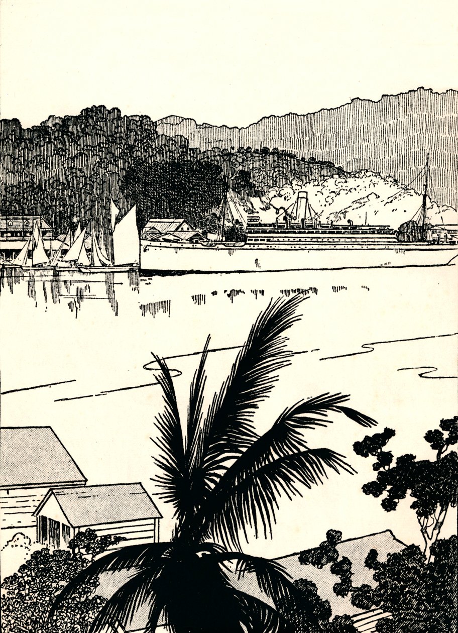 Port Antonio, Jamajka, 1912 od Charles Robinson