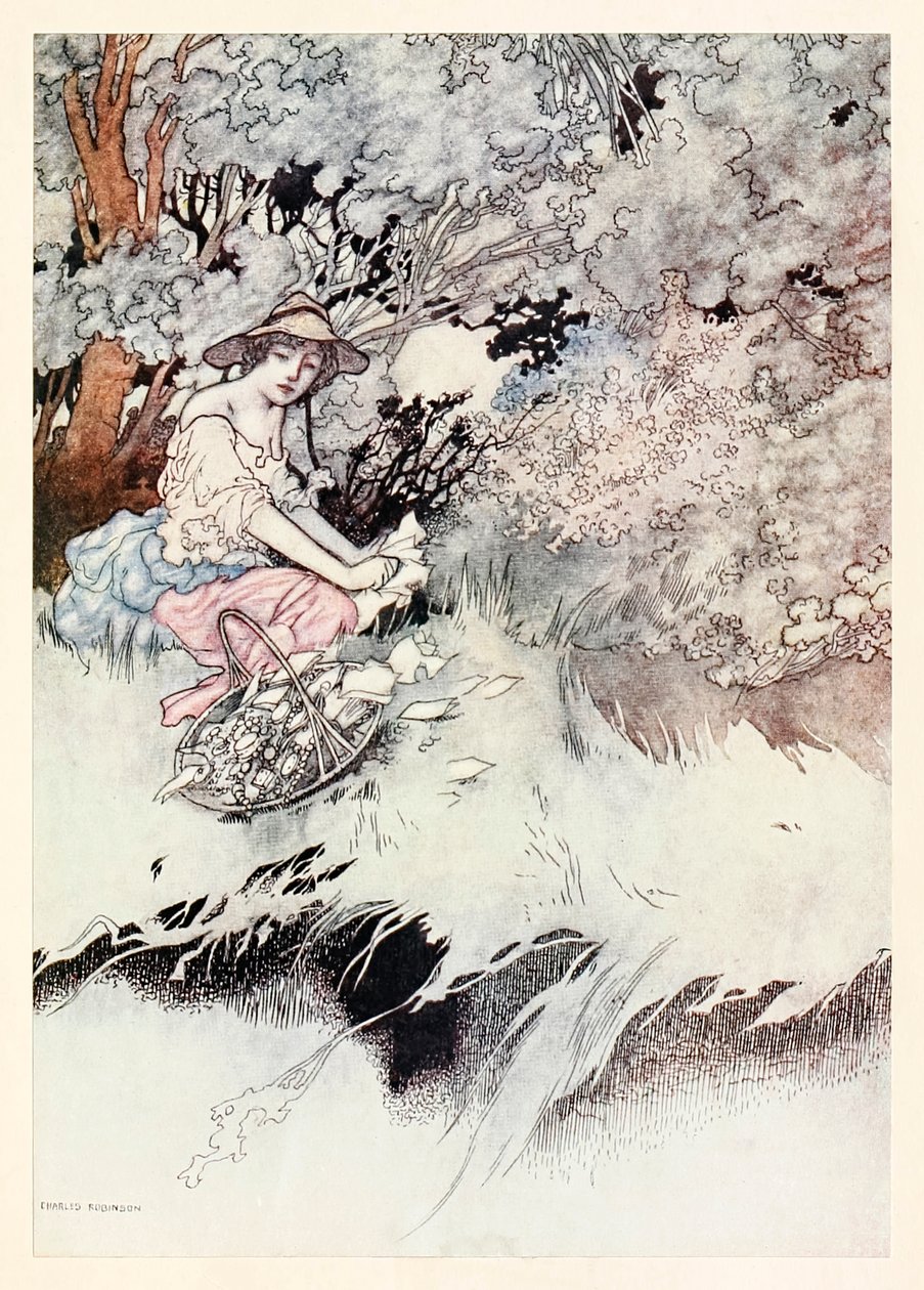 "Tearing of papers, breaking rings a-twain" from "A Lover