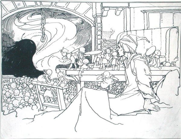 Zuřivý hostitel, ilustrace z 