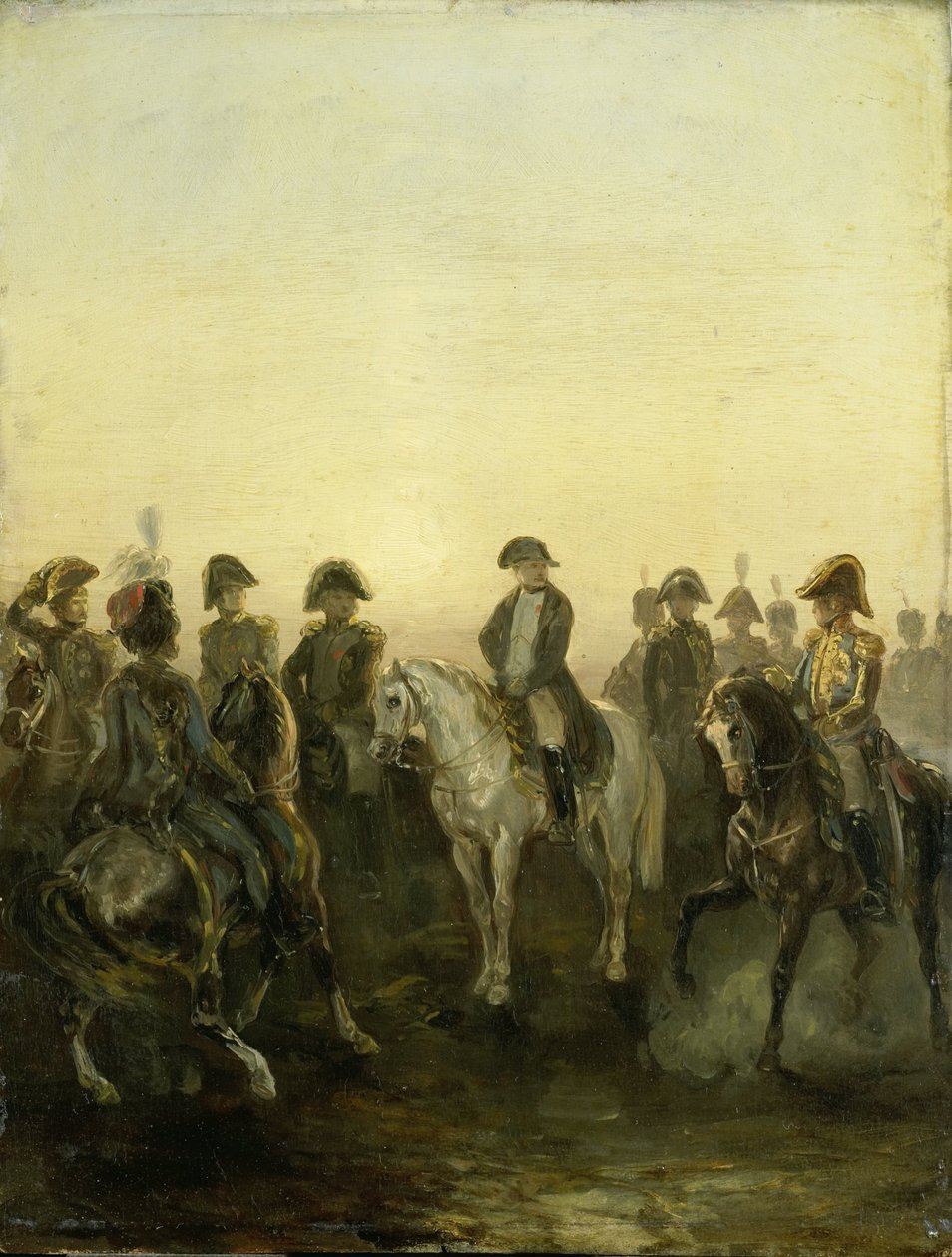 Napoleon se svým štábem od Charles Rochussen