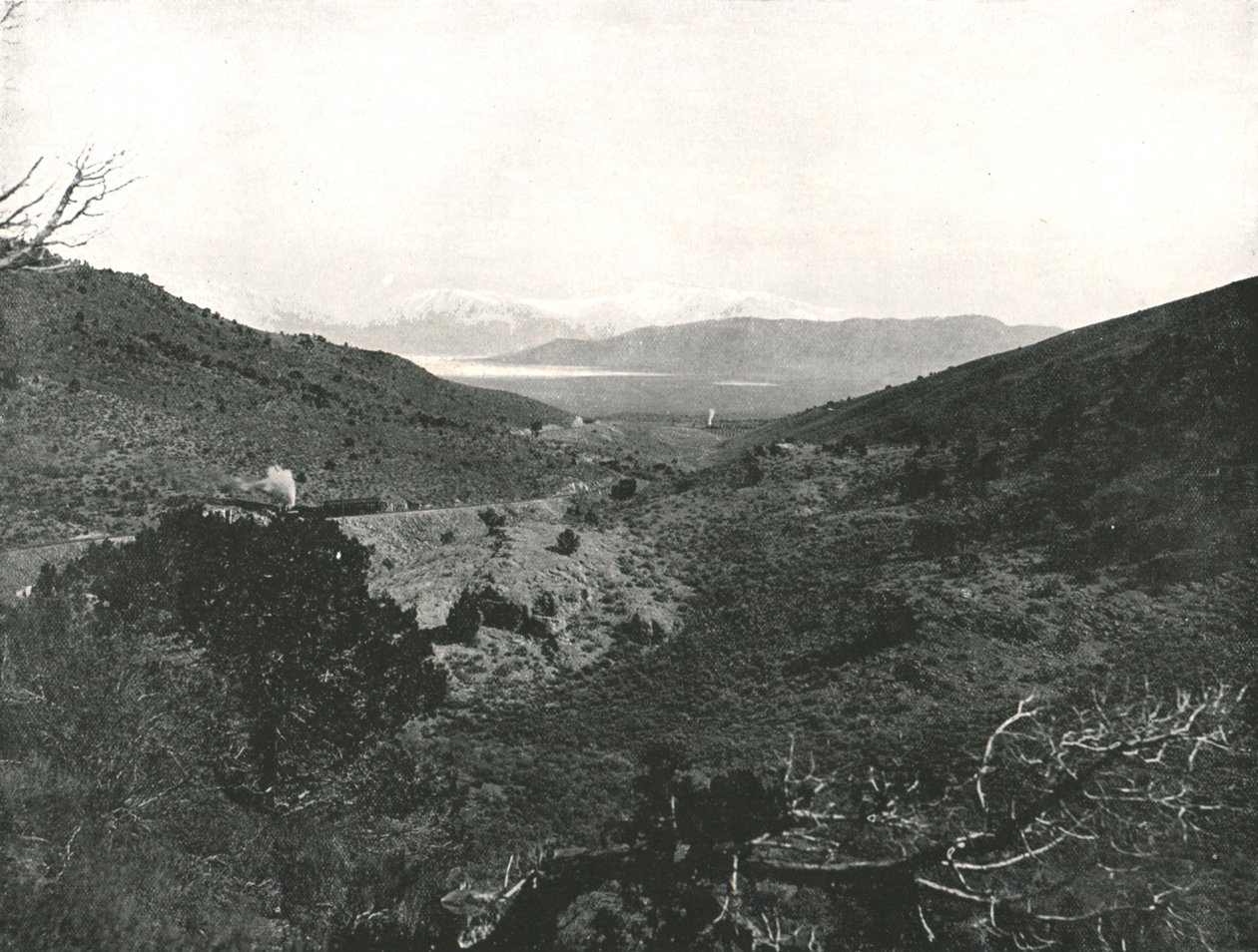 Utah Lake z Circle Point, Salt Lake City, USA, 1895. od Charles Roscoe Savage