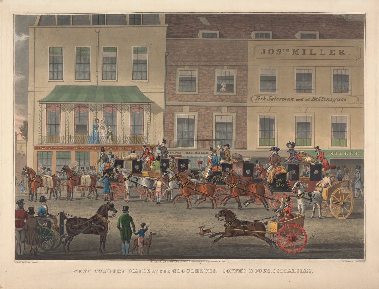 West Country Mails v Gloucester Coffee House, Piccadilly od Charles Rosenberg