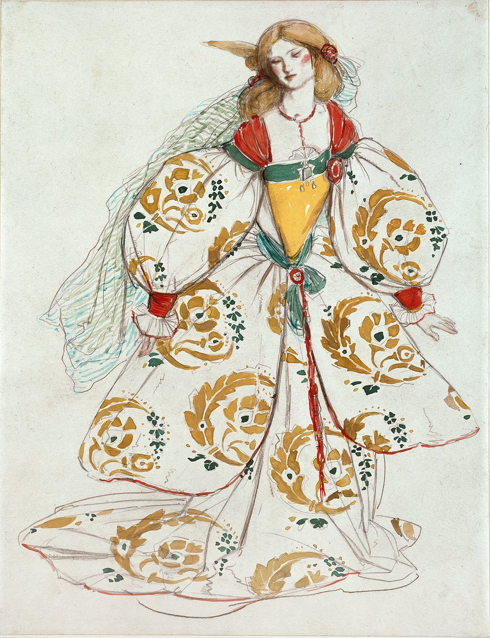 Návrhy kostýmů, c1850-1880 od Charles S Ricketts