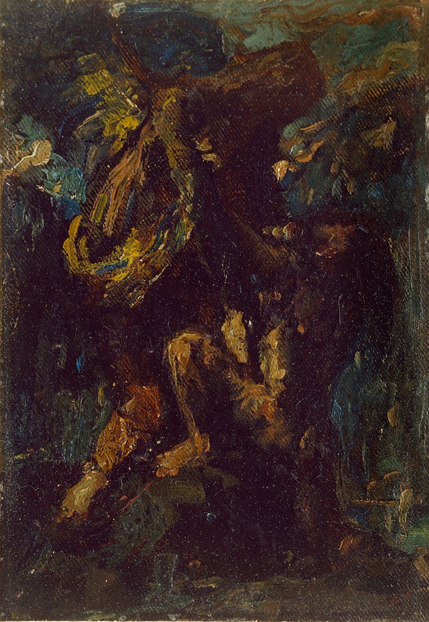 Jacob zápasí s andělem, 19. století od Charles S Ricketts
