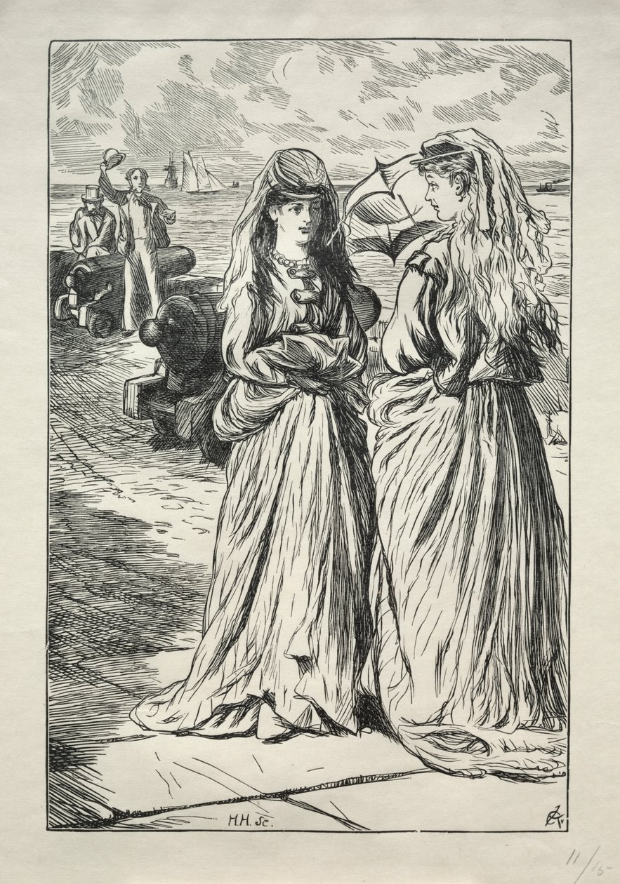 Lady Nelly - Flirt od Charles Samuel Keene
