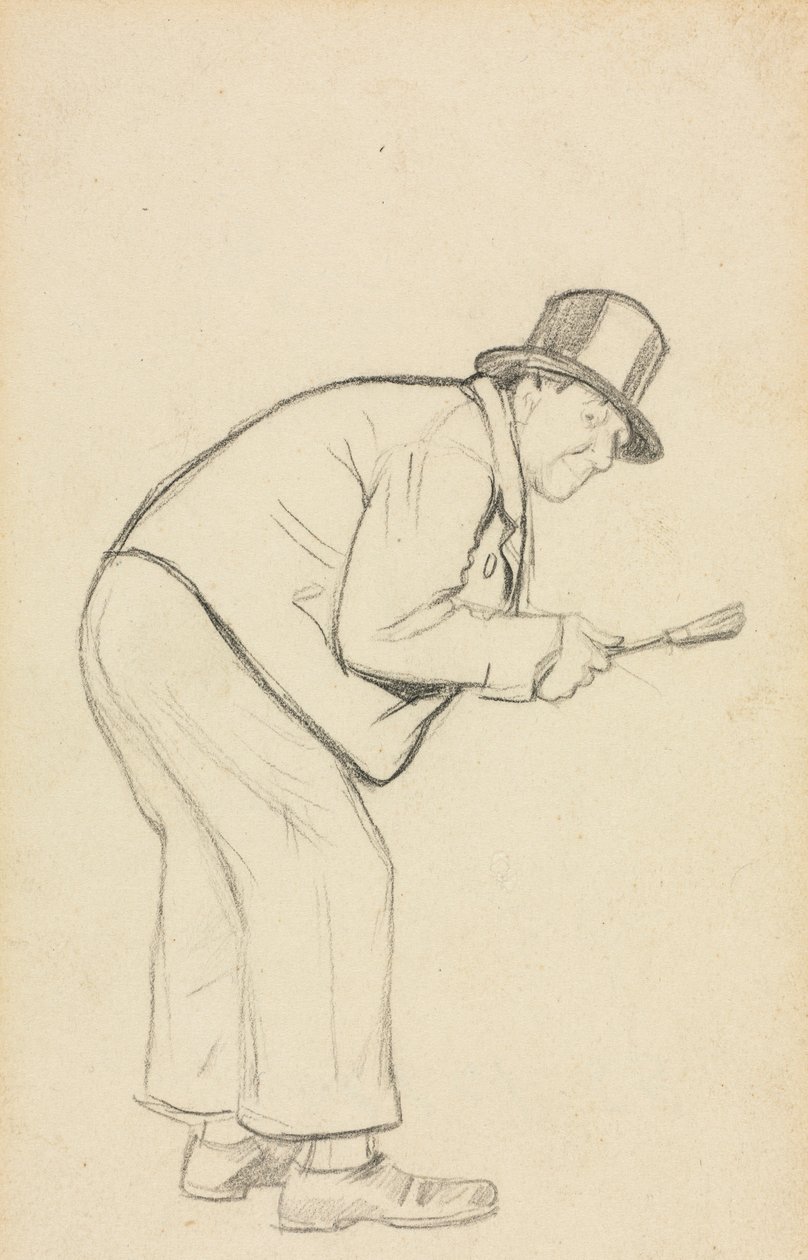 Studie pro ženu, která nenávidí ženy. od Charles Samuel Keene