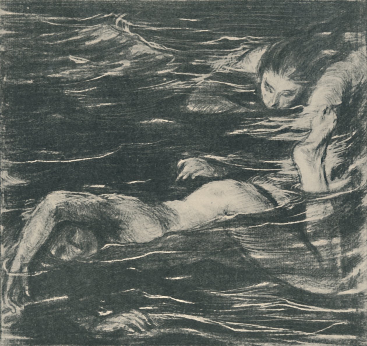 Pronásledování, 1919 od Charles Shannon
