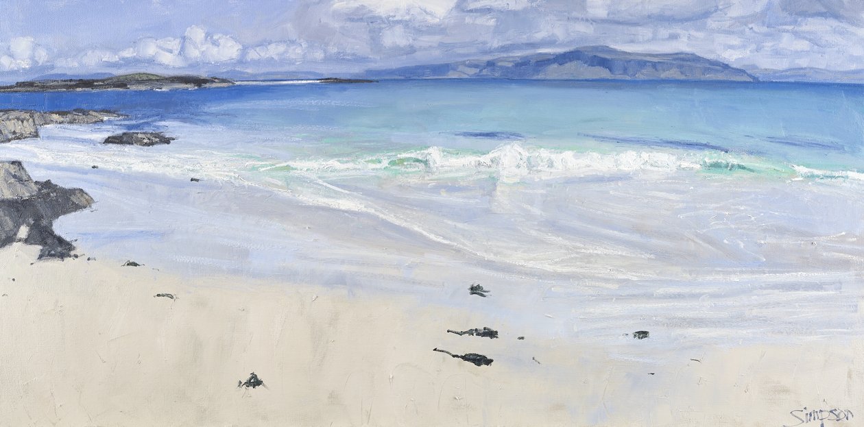 Dubnová vlna, Iona, 2013 (olej na plátně) od Charles Simpson