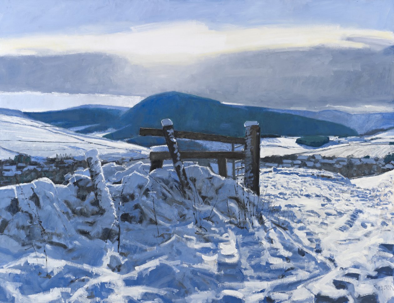 Hranice Sníh, 2012 (olej na plátně) od Charles Simpson
