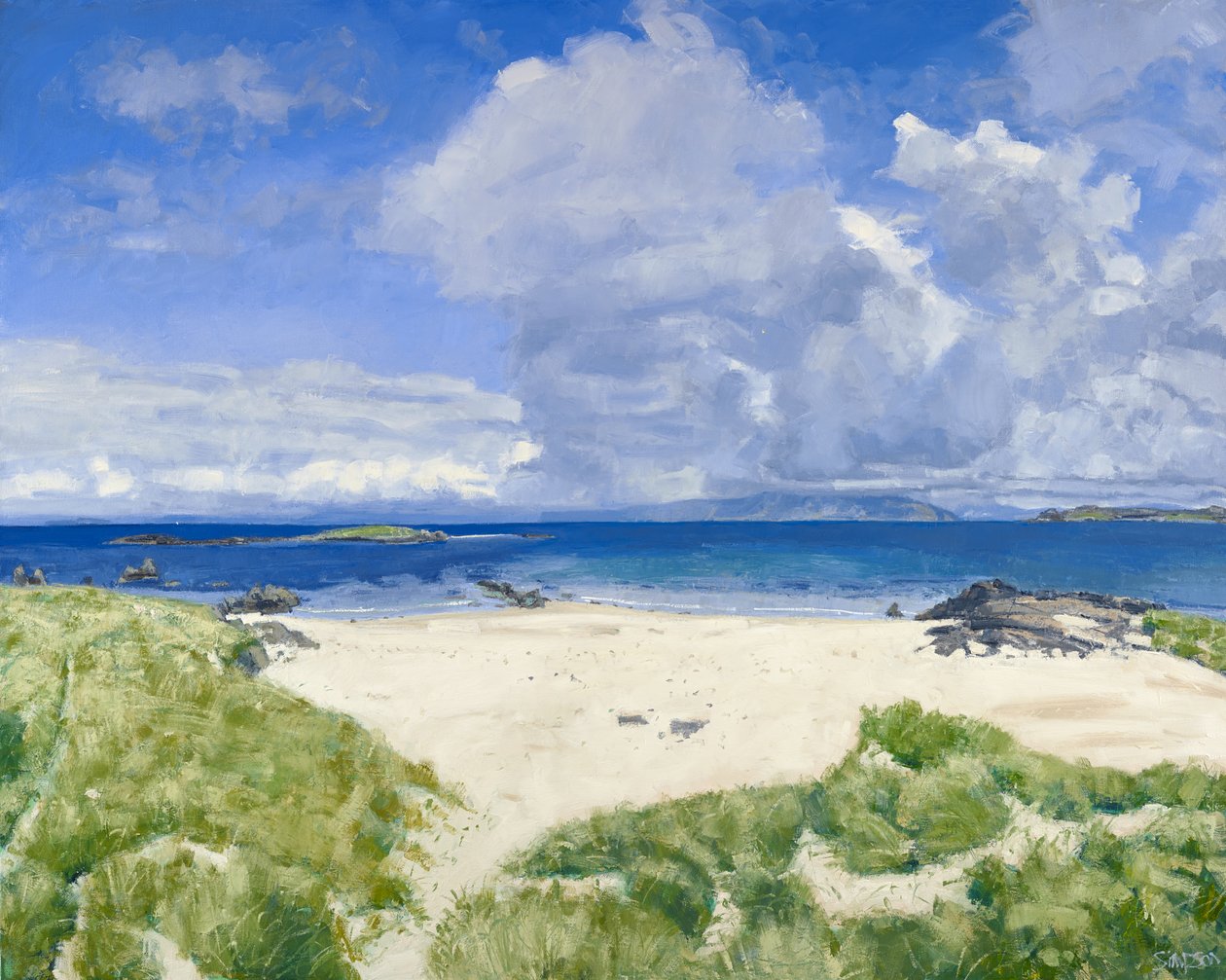Iona North End, 2015 (olej na plátně) od Charles Simpson