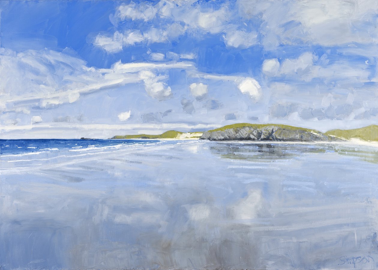 Severozápad (Balnakeil), 2011 (olej na plátně) od Charles Simpson