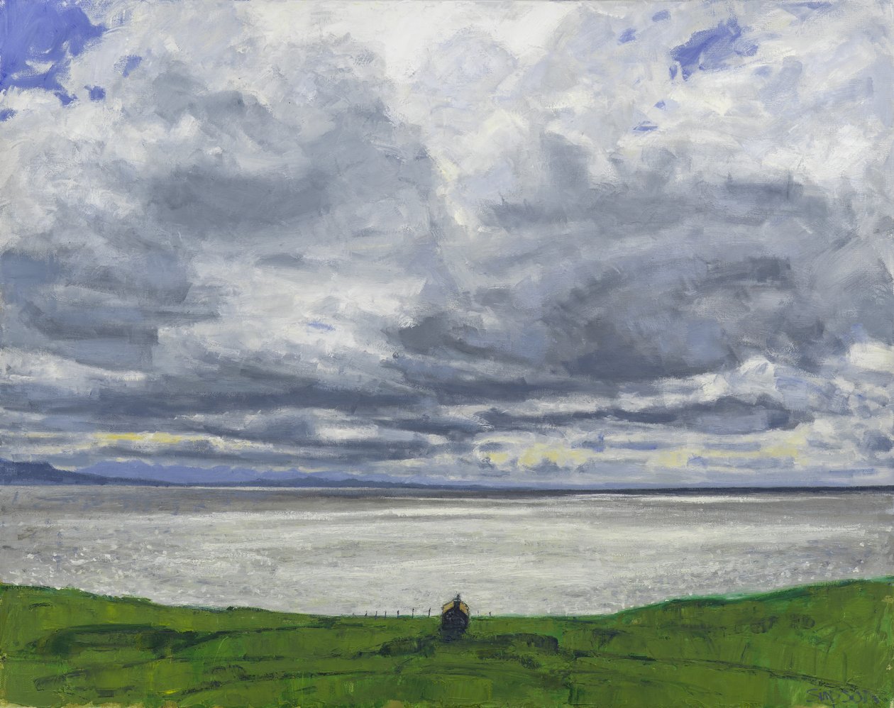 Severozápadní pobřeží, 2017 (olej na plátně) od Charles Simpson
