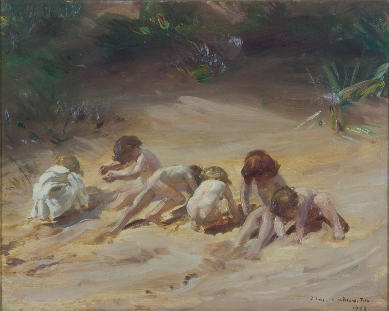 „Děti ve hře“, 1903 od Charles Sims