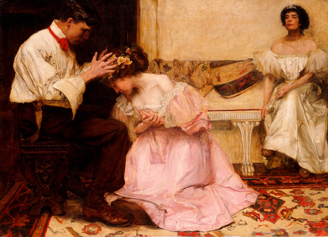 Dvě koruny, 1896 od Charles Sims
