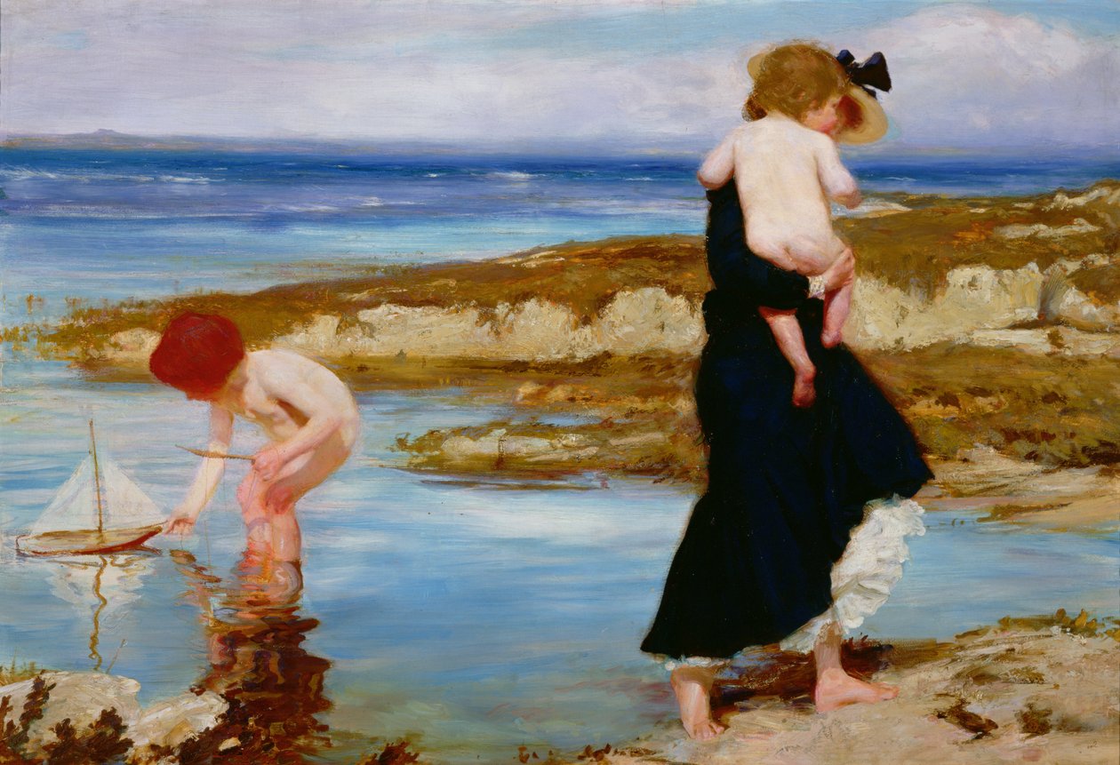 Vodní miminka, 1903 od Charles Sims